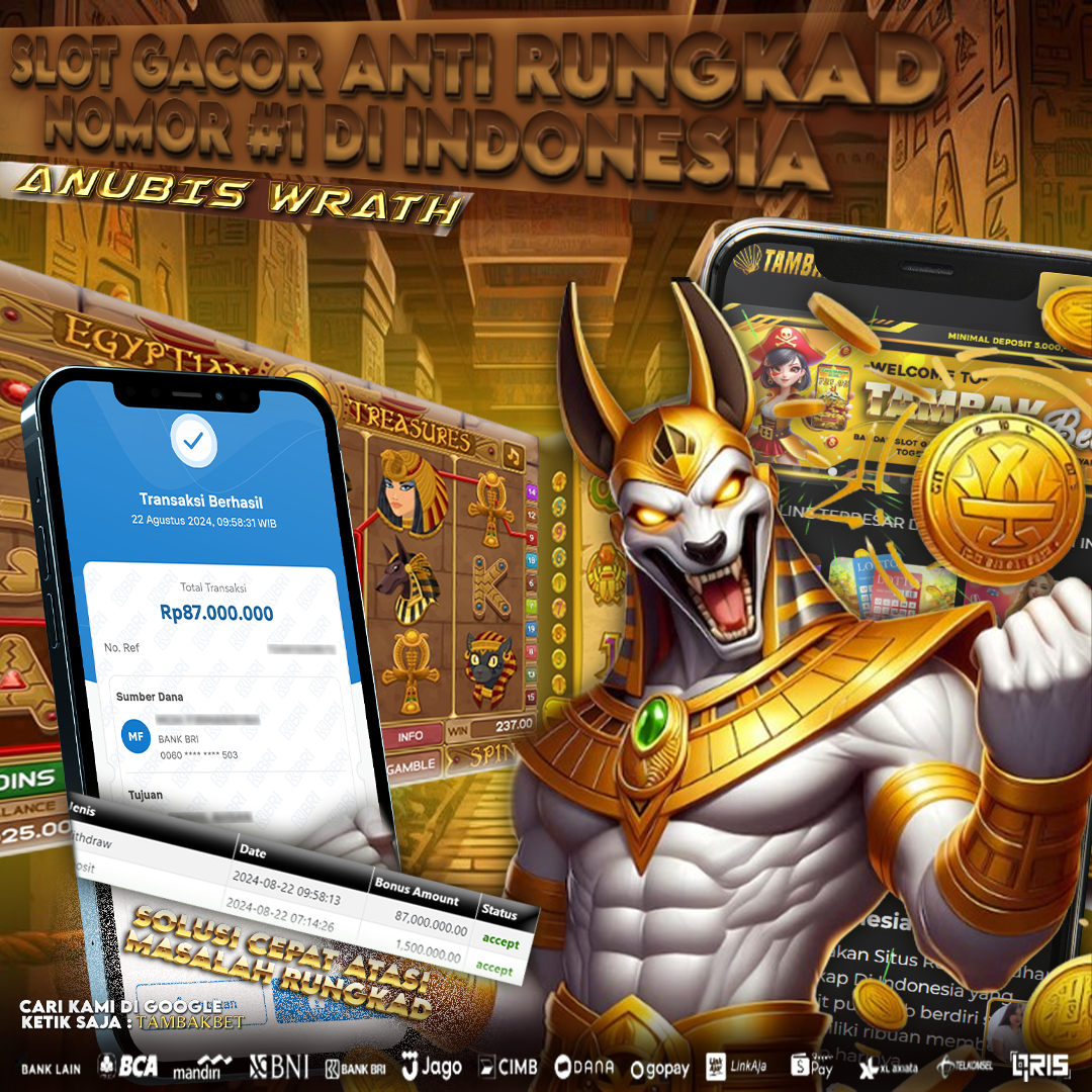 BUKTI JACKPOT SLOT TAMBAKBET